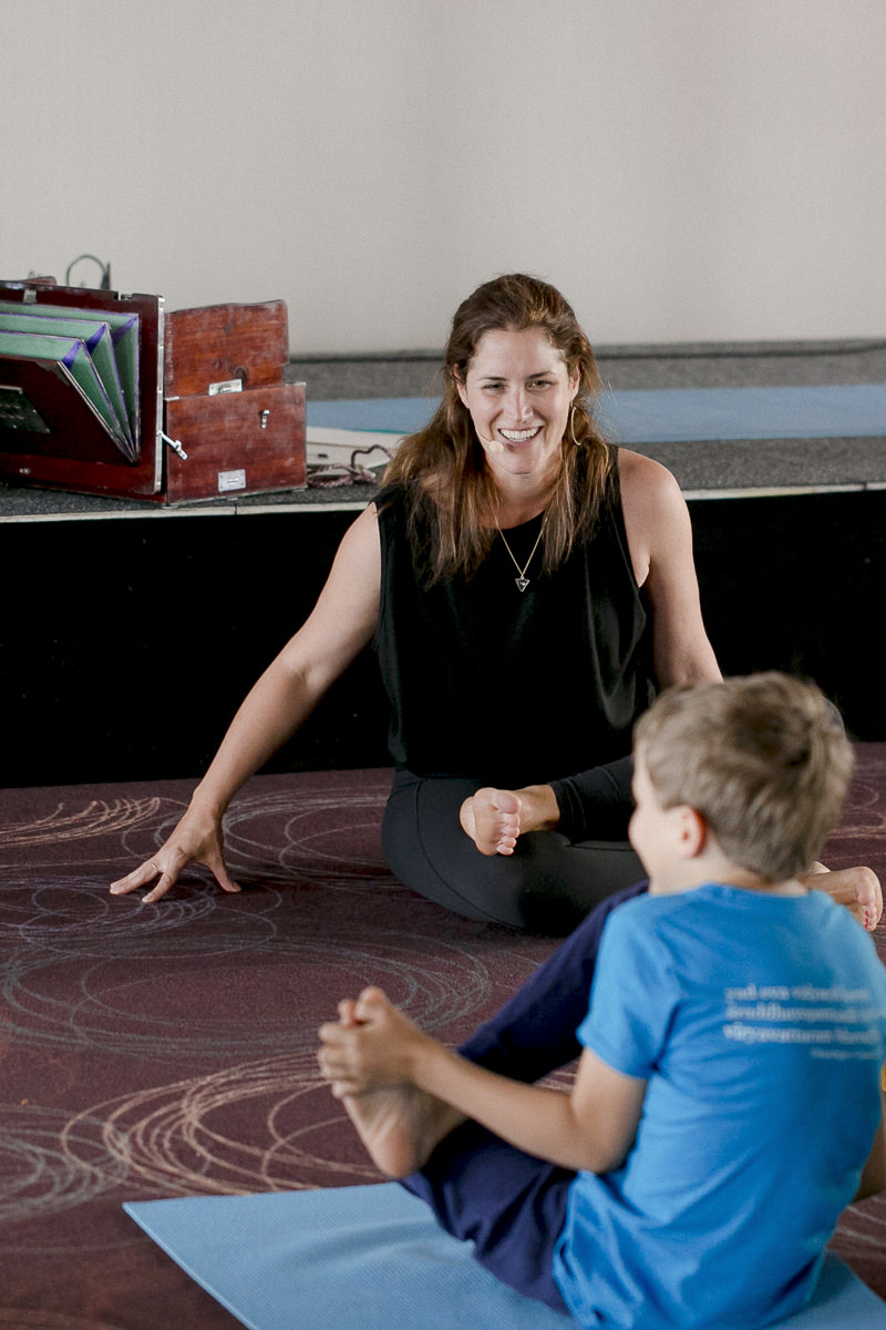 Workshop von Yogalehrerin Christina Lobe während der Yoga Conference Germany 2018