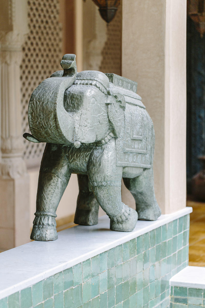 Foto einer indischen Elefanten Statue im Wellness Spa Mediterana | Foto: Hanna Witte