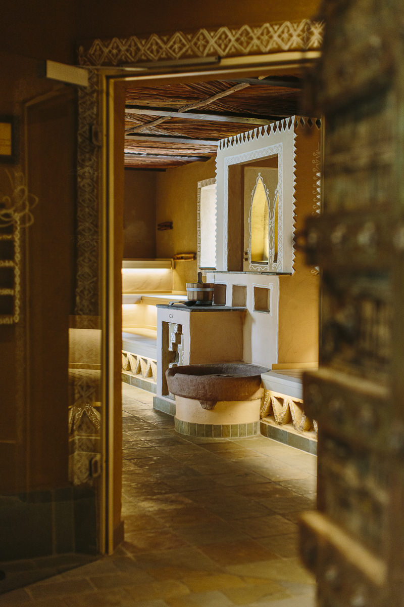 Wellness-Foto einer indisch inspirierten Sauna im Mediterana in Bergisch Gladbach | Foto: Hanna Witte