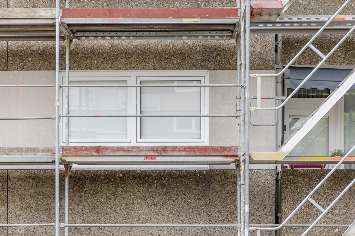 Fassadenfoto eines Bauprojekts der Aachener Siedlungs- und Wohnungsgesellschaft in Köln | Foto: Hanna Witte