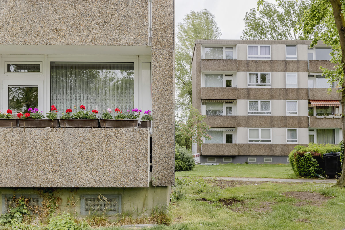 Immobilienfoto für den Geschäftsbericht der Aachener Siedlungs- und Wohnungsgesellschaft in Köln | Foto: Hanna Witte